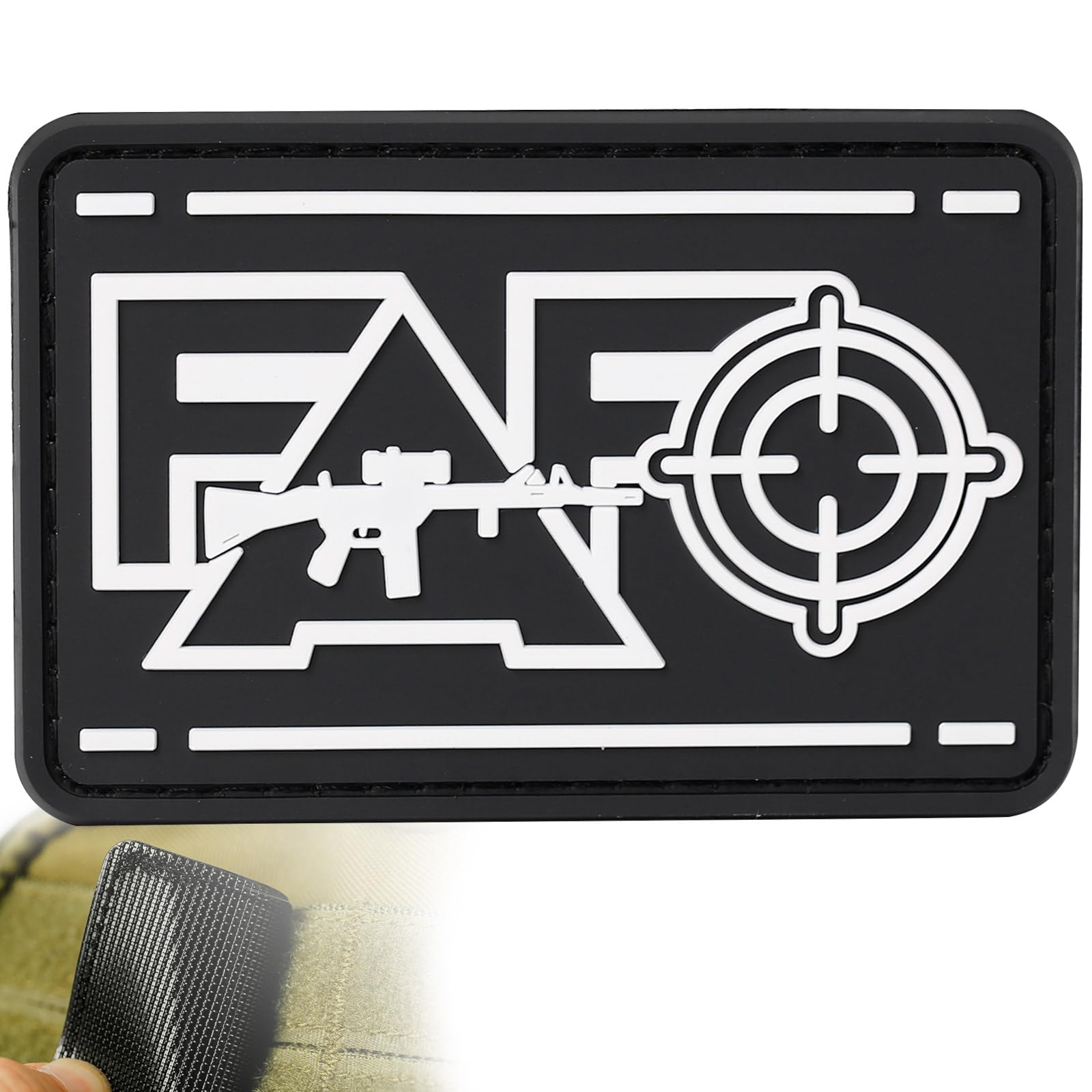 Amazon.com: OCQOTAT FAFO PVC Morale - Protected by Fuck Around and